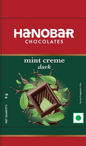 HANOBAR CHOCOLATES MINT CREME DARK trademark artwork
