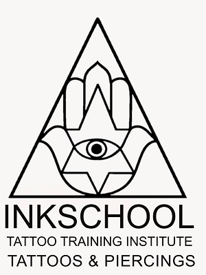 INKSCHOOL TATTOO TRAINING INSTITUTE TATTOOS & PIERCINGS trademark artwork