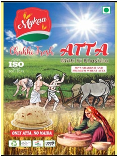 Mykaa Chakki Fresh ATTA trademark artwork