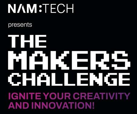 THE MAKERS CHALLENGE Label trademark artwork