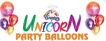 UNICORN PARTY BALLOONS trademark artwork
