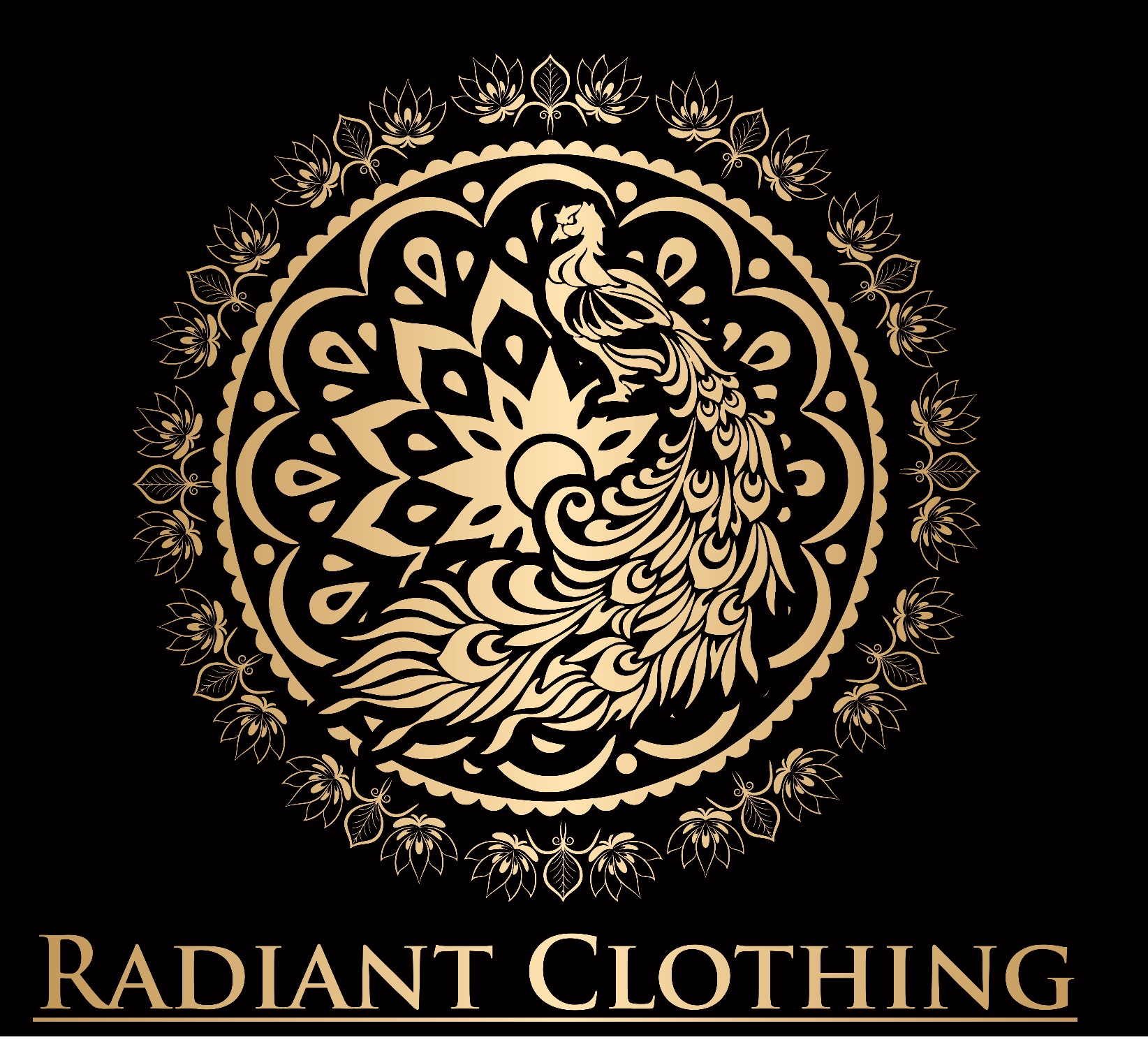 RADIANT CLOTHING trademark artwork