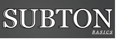SUBTON BASICS trademark artwork