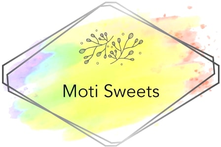 Moti Sweets with logo trademark artwork
