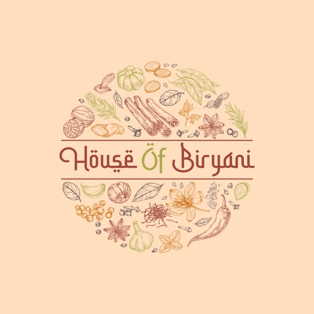HOUSE OF BIRYANI trademark artwork