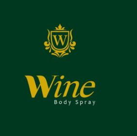 W - Wine Body Spray {WITH LOGO} trademark artwork