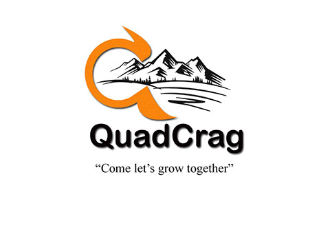 QUADCRAG - "Come let's grow together" trademark artwork