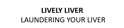 DEVICE OF LIVELY LIVER LAUNDERING YOUR LIVER trademark artwork