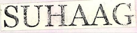 SUHAAG trademark artwork