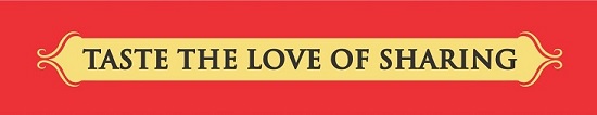TASTE THE LOVE OF SHARING trademark artwork
