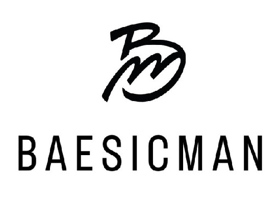 BAESICMAN with device of BM trademark artwork