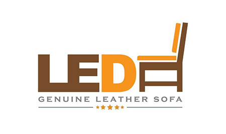 LEDA – GENUINE LEATHER SOFA trademark artwork