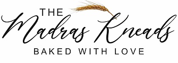 THE Madras Kneads BAKED WITH LOVE trademark artwork