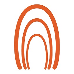 DEVICE OF 'A' IN ORANGE COLOR trademark artwork