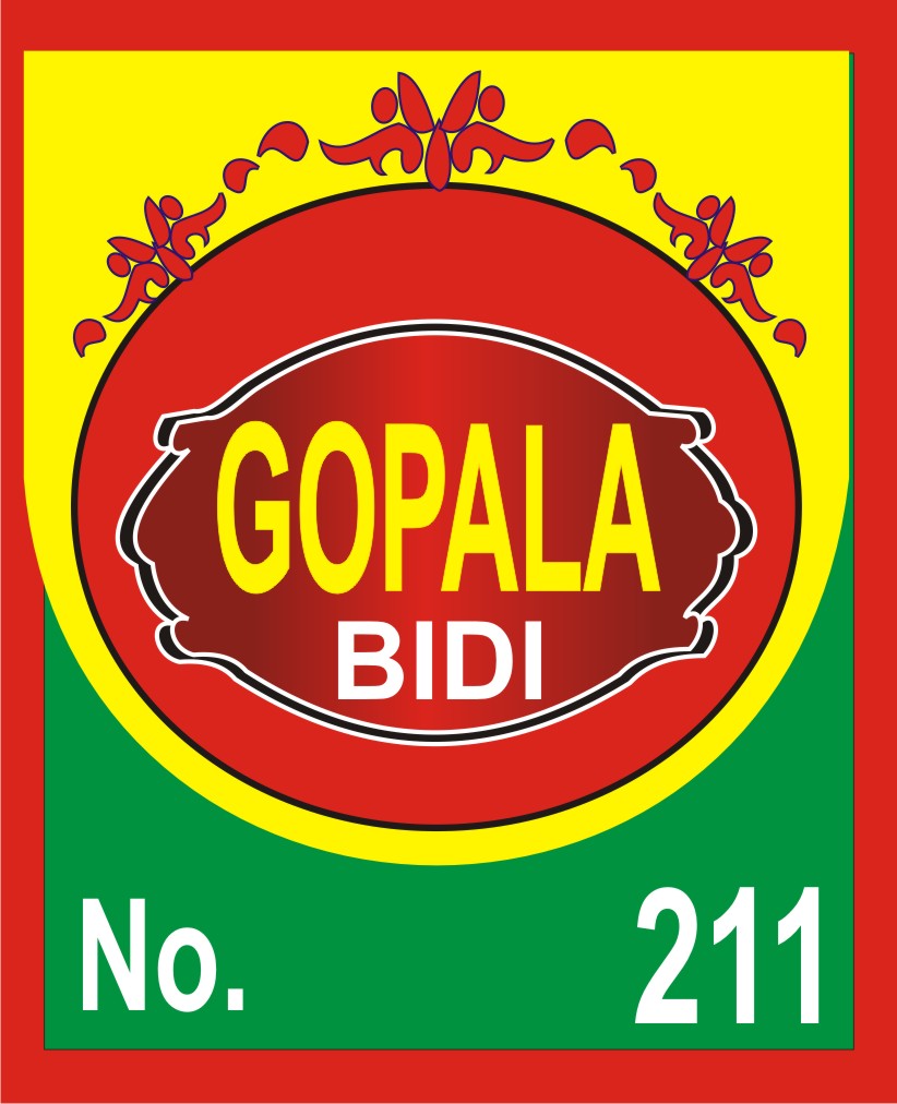 GOPALA BIDI NO. 211 trademark artwork