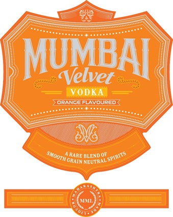 MUMBAI VELVET VODKA ORANGE FLAVOURED trademark artwork