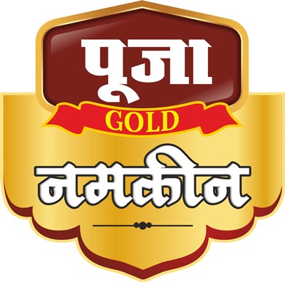 Pooja Gold Namkeen trademark artwork