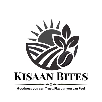 Kisaan Bites - Goodness you can Trust, Flavour you can Feel trademark artwork