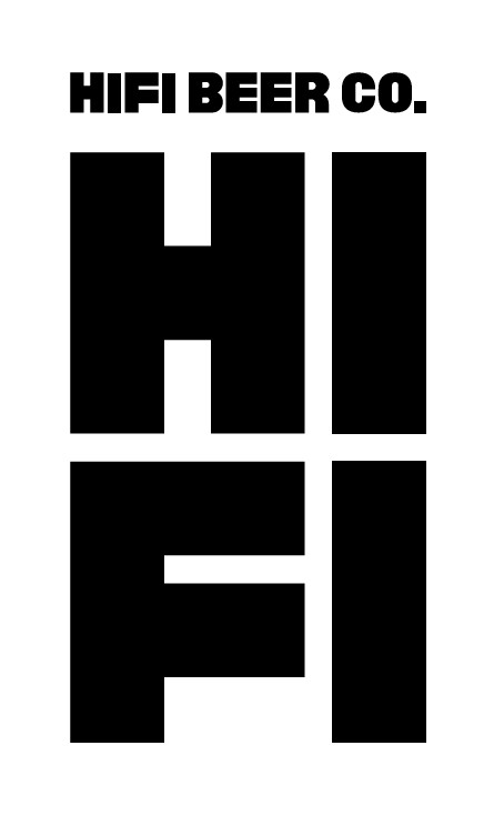 HIFI BEER CO. logo trademark artwork