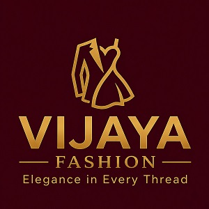 VIJAYA FASHION - "Elegance in Every Thread" trademark artwork