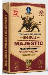BIG BULL MAJESTIC (LABEL) trademark artwork
