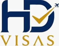 HD VISAS (LABEL) trademark artwork