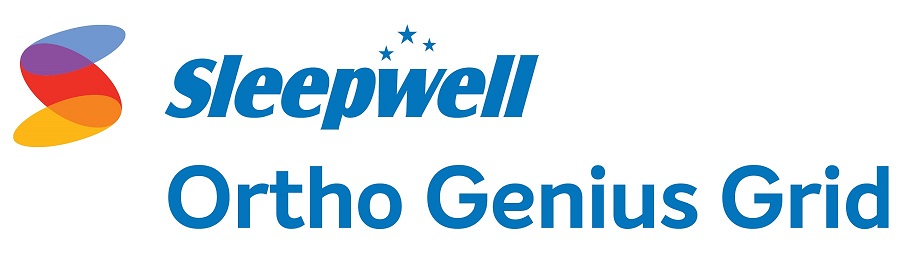 Sleepwell Ortho Genius Grid trademark artwork