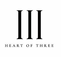HEART OF THREE WITH THE DEVICE III trademark artwork