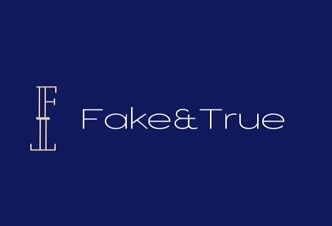 FAKE & TRUE trademark artwork