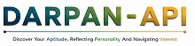 DARPAN-API DISCOVER YOUR APTITUDE, REFLECTING PERSONALITY AND NAVIGATING INTEREST trademark artwork