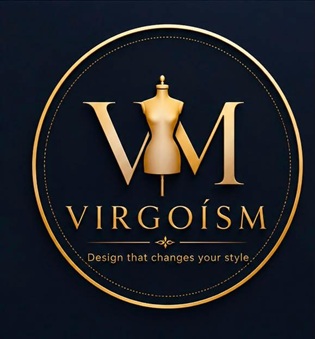 VIRGOISM WITH DEVICE OF VM trademark artwork