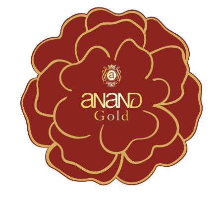 ANAND GOLD ALONGWITH A LOGO trademark artwork