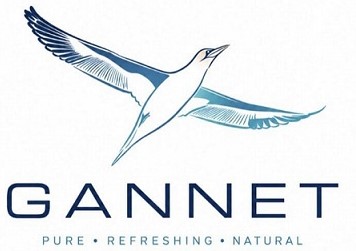 GANNET : PURE • REFRESHING • NATURAL [WITH THE DEVICE] trademark artwork