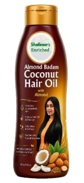 SHALIMAR’S ENRICHED ALMOND BADAM COCONUT HAIR OIL (Device of Bottle) trademark artwork