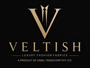 VELTISH A PRODUCT OF VIMAL TRADECORP PVT. LTD. LUXURY FASHION FABRICS trademark artwork