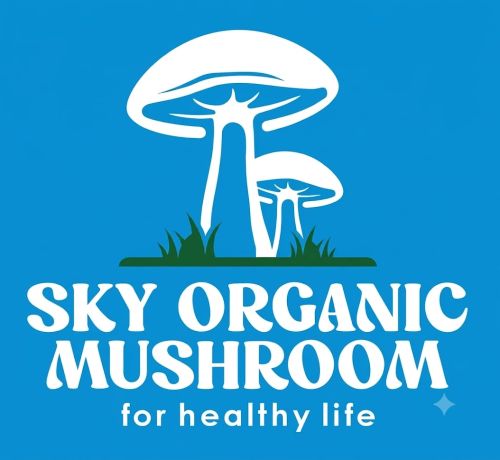 SKY ORGANIC MUSHROOM,FOR HEALTHY LIFE trademark artwork