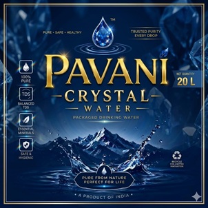 Pavani Crystal Water trademark artwork