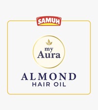 SAMUH MY AURA ALMOND OIL trademark artwork