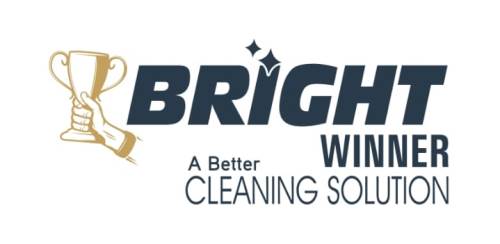 BRIGHT WINNER WITH TAGLINE OF A BETTER CLEANING SOLUTION trademark artwork