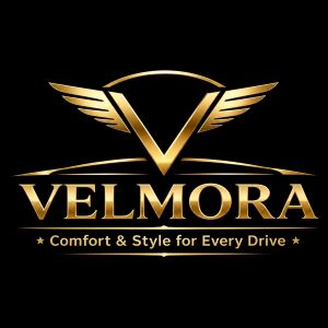 VELMORA - " COMFORT & STYLE FOR EVERY DRIVE " trademark artwork