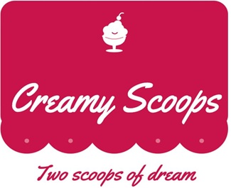 Creamy Scoops trademark artwork