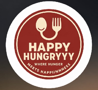 HAPPY HUNGRYYY WHERE HUNGER MEETS HAPPINNNESS trademark artwork