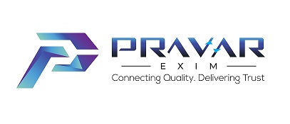 PRAVAR EXIM CONNECTING QUALITY DELIVERING TRUST trademark artwork