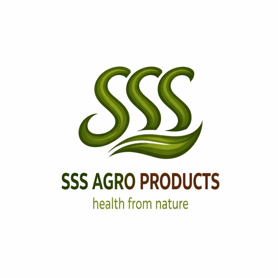 SSS AGRO PRODUCTS with tagline health from nature trademark artwork