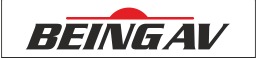 BEING AV trademark artwork