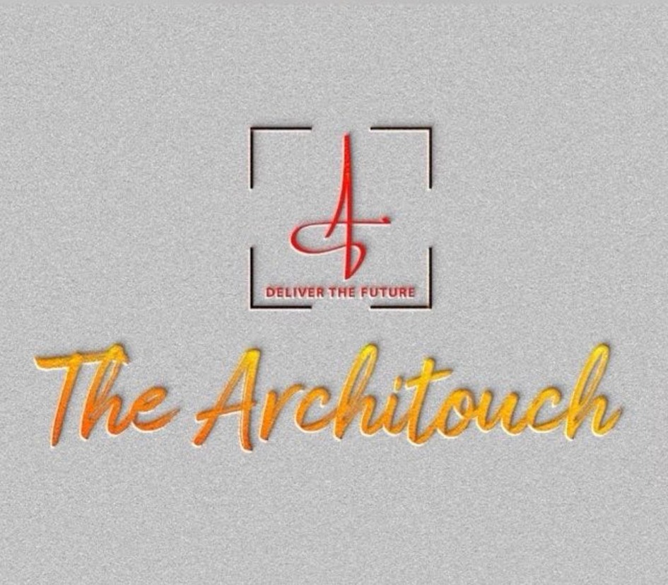 The Architouch with tagline DELIVER THE FUTURE with device of A trademark artwork
