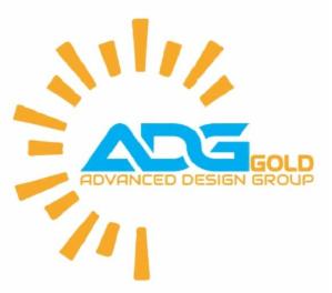 ADG GOLD WITH ADVANCED DESIGN GROUP (LABEL) trademark artwork