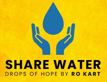 SHARE WATER (DROPS OF HOPE BY RO KART) trademark artwork