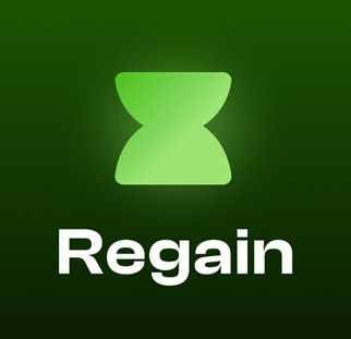 REGAIN with device trademark artwork
