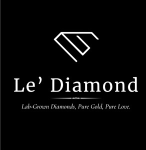 LE' DIAMOND ; Lab-grown Diamonds, Pure Gold, Pure Love. trademark artwork